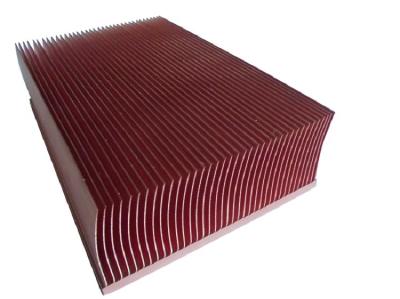 China Customized Skiving Copper Pipe Heat Sink CNC Turning For Computer Mainboard for sale