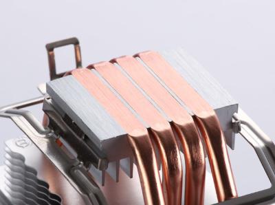 中国 Forging Processing Copper Pipe Heat Sink For CUP / PC / Server / Projector 販売のため