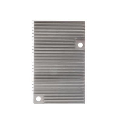 China Machinery Parts Silver Skiving Heatsink Tolerance ± 0.05mm Skived Fin Heat Sink for sale