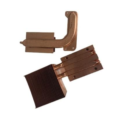 China Extrusion Copper Heat Pipe Heatsink With 8mm Heat Pipe Diameter for sale