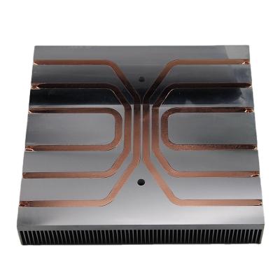 China Copper Aluminum Extruded Heat Sink Anodizing / Powder Coating For Heat Dissipation for sale