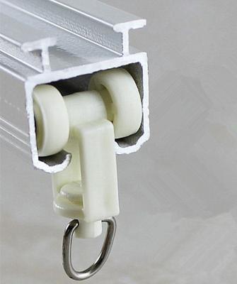 China 6063 Material Curtain Rail Fitting Extruded Aluminum Profiles / Curtain Track for sale
