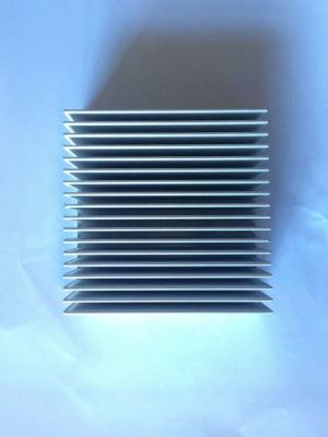 China Silver Extruded Aluminium Heat Sinks AL6063 T5 Heat Dissipation for sale