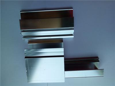 China Aluminum Extruded Enclosure Kits Silver Anodizing Aluminum Profile For Door Enclosure Parts for sale