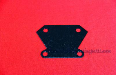 China Black Powder Coated Stainless Steal Stamping LED Housing Assembly Plate & Bracket for sale