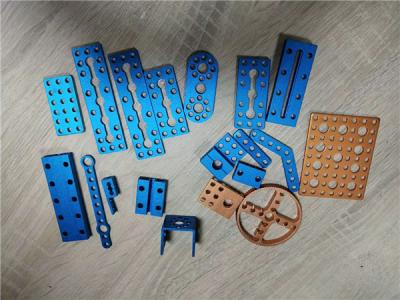 China Aluminum Metal CNC Machining Drilling Brushed Hinge Process With Anodized Color for sale