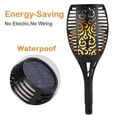 China Energy Saving Dancing Flame Solar Lawn Torch Light / Solar Lamps For Garden for sale