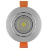 China 12W 83diameter COB LEDs Tridonic aluminum gray DIRECT REPLACEMENT LED DOWN LIGHT for sale
