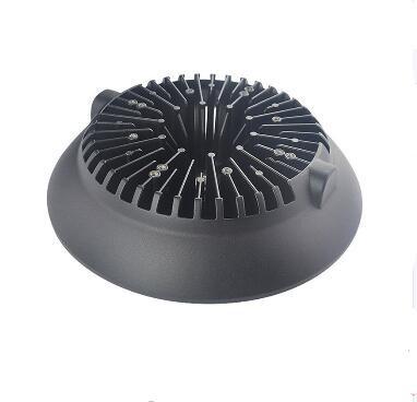 China High Precision Aluminium Die Castings LED Housing Heat Sink Black Anodizing for sale