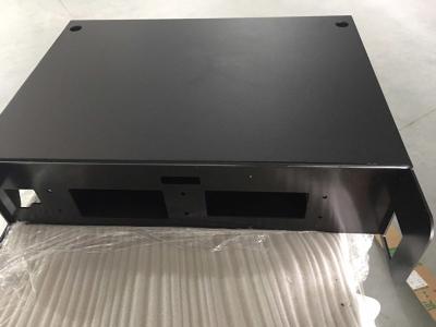 China Computer Chasis Metal Stamping Parts  ,  Laser Cutting Steel Sheet Enclosure Powder Coated for sale