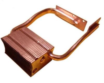 China OEM Copper Skived Fin Heat Sink Copper Cu1100 For Projector /  Computer for sale