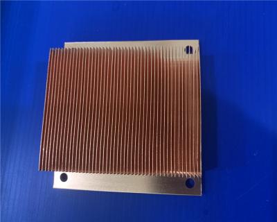 Китай Подгонянный жидкостный теплоотвод металла, 80 граммов ISO9001 Skived теплоотводы продается