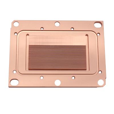 China Customized Skiving Cold Plate Heat Sink Extrusion ISO9001 Listed for sale
