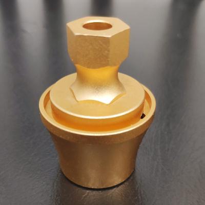 China Custom Brass CNC Turned Parts CNC Machining Metal Components with Polish for sale
