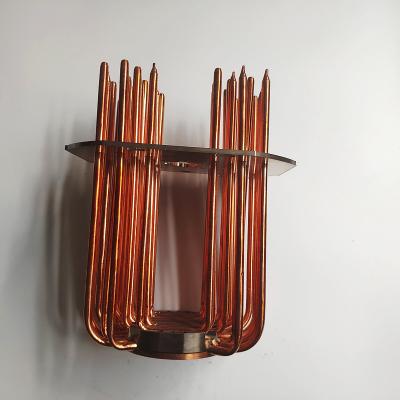 China LF Custom Extruded Copper Pipe Heat Sink Welding For LED Lights for sale
