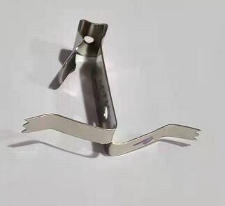 China Nickel Plating Stainless Steel Belt Clip , ISO9001 3Grams Spring Steel Clip for sale