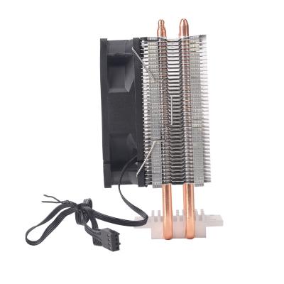 China Extruded Lighting Heat Pipe Heatsink Server Custom Copper Foil CPU Water Cooler PC Skived Heatsink for sale