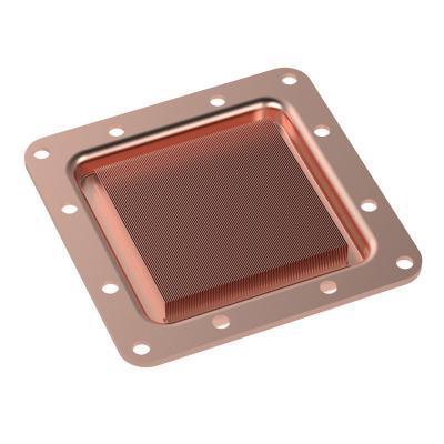 China Custom Electronic OEM Copper Skiving Heat Sink With Passiviation for sale