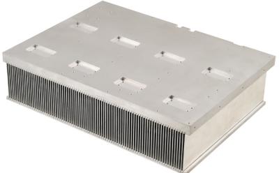 China Thermal Conductive Epoxy Bonded Fin Aluminum Heat Sinks 50-6000mm Length for sale