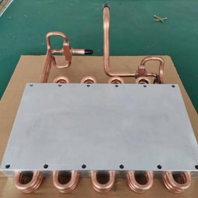 China Water Cold Liqud Heat Sink Cooler Module Heat Pipe Cooling Cold Plate Heatsink Aluminum Block for sale