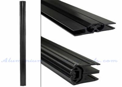 China Black 42 3/4'' Extruded Aluminum Profiles , Boat Folding Window / Door Profiles for sale