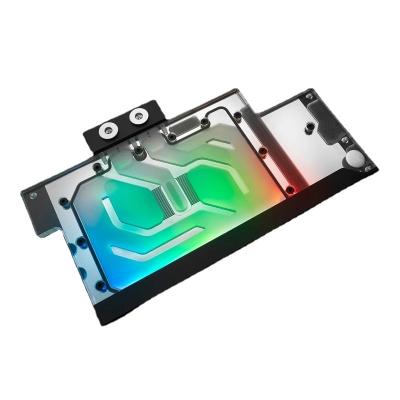 China Water Block Cold Plate Heat Sink For Gpu Cooler Kit Strix RTX 3080 3090 Tuf RGB for sale