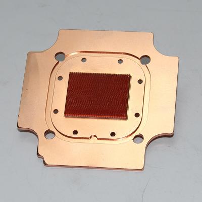 China 50mm-80mm CU1100 Copper Extruded Heatsink Radiator Skived for sale