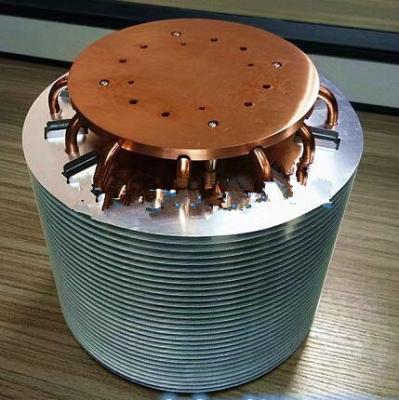 China Kupfer 350w sinterte Heatpipes-Stadiums-Licht-Kühlkörper 210x180mm zu verkaufen