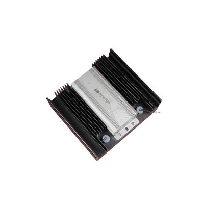 China Silver Anodize Extruded 6063 Aluminum Led Housing Extruded Aluminum Heat Sinks for sale