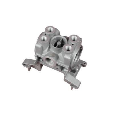 China Chrome Plate ADC12 Aluminum Die Cast Products Automobile ABS Valve Housing for sale