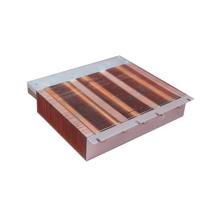China 200W Copper Pipe Embodied Heat Sink with Aluminum Enclosure for sale
