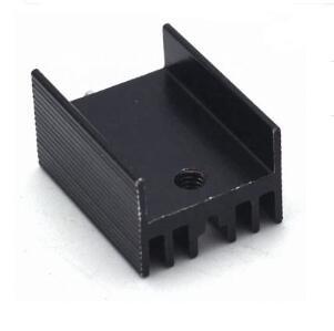 China TO-220 negro PIN Heat Sink blanco del radiador del disipador de calor 15*11*20 25m m en venta