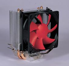 China Aleta de alumínio do dissipador de calor da tubulação do cobre do refrigerador do processador central para o computador/processador central à venda