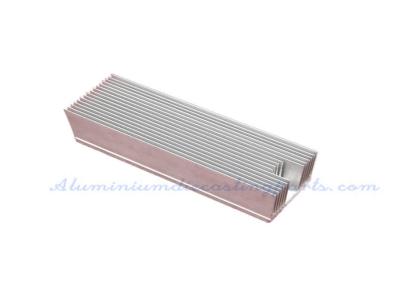 China La plata anodiza el disipador de calor de aluminio sacado de la forma de barra del disipador de calor en venta
