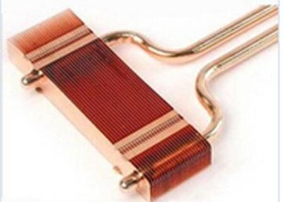 China Electronics Copper Pipe Heat Sink Mini Copper Fin Welded for sale