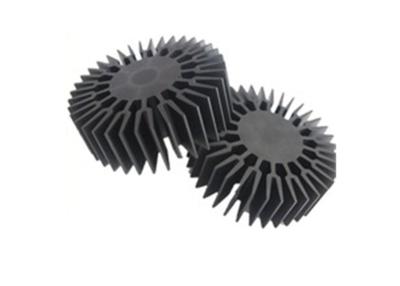 China Anodized Sunflower Aluminum Heat Sinks 6063 T5 For Heat Exchange for sale