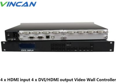 China HDMI 2x3 3x3 2x2 4k DIY Video TV Wall Controller , 1x2 Video Wall Splitter for sale
