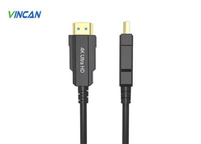China Speed HDMI Fiber Optic Wire For Dolby TrueHD Audio Formats And HDMI 2.0 Compatibility à venda