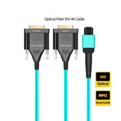 China 60 Pfund Zugfestigkeit MPO Glasfaserkabel DVI für Auflösung 4K 3480x2160 30Hz zu verkaufen