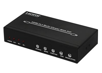 China DC 5V 1A PIP HDMI 2x1 MultiViewer Female Type Input Output Ports for sale