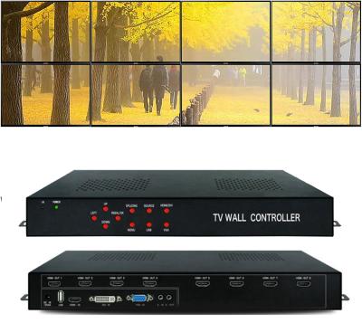 China 2x2 3x3 LCD Video Wall displays Controller systems for sale