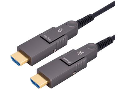 中国 EDID CEC HDCP2.2 HDR HDMIの光ファイバケーブル多用性があるEMI RFI 販売のため