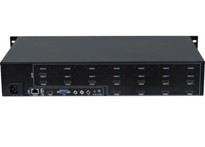 China Hdmi 2x2 3x4 2x6 2x5 LCD  Video Wall Matrix Controller With RS232 Control For 12 TV Splicing for sale