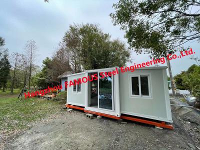 China Extended foldable prefab container homes/40ft folding living container/expandable cabin foldable container house for sale