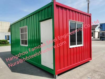 China Corrugated type fixed box firmly welded self-assembled container houses customized houses for Fiji workers' dormitories for sale