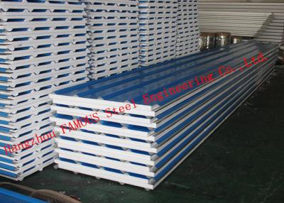 China Fireproof EPS Sandwich Panel For Steel Building Wall Roof Cladding for sale