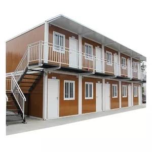 China Modern flat pack folding prefabricated luxury villa container house 20ft prefab container house for sale for sale