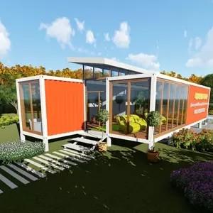 China Customized tiny prefabricated container house for hotels　 with factory sale price for sale