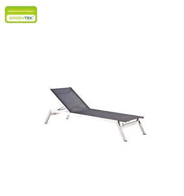 China Nordic Outdoor Sun Sofa Garden Daybed Loungers Pool Furniture Beach Water Proof Furniture Stainless Steel for sale
