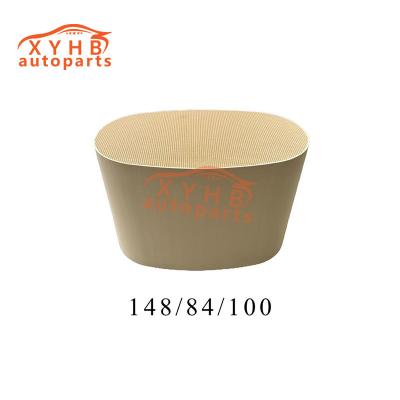 China Ceramic Carrier Runway Shape High Quality Three Way Catalytic Filter Element Euro 1-5 Model 148 X 84 X 100 for sale